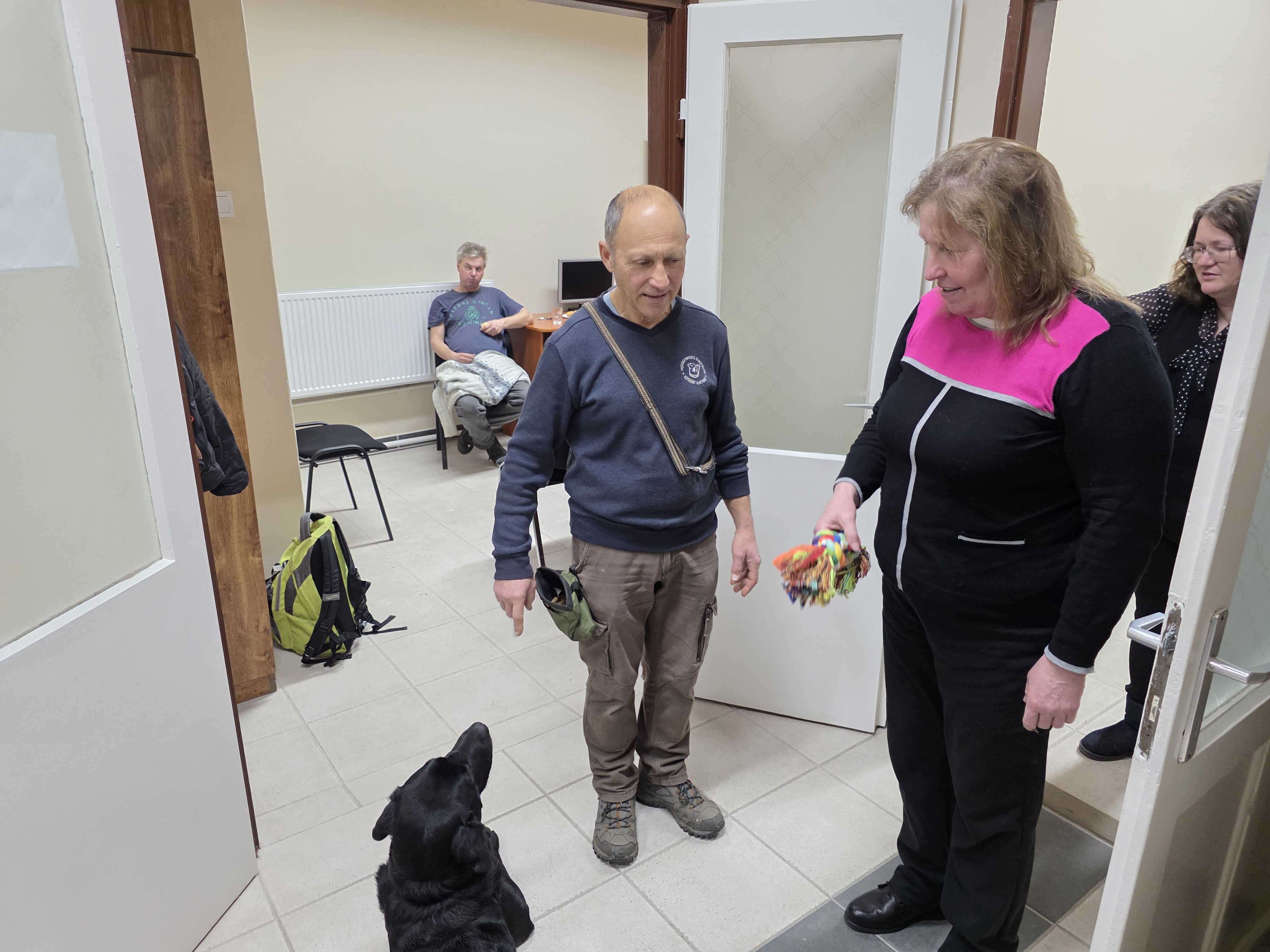 Kutyaterápiás foglalkozás