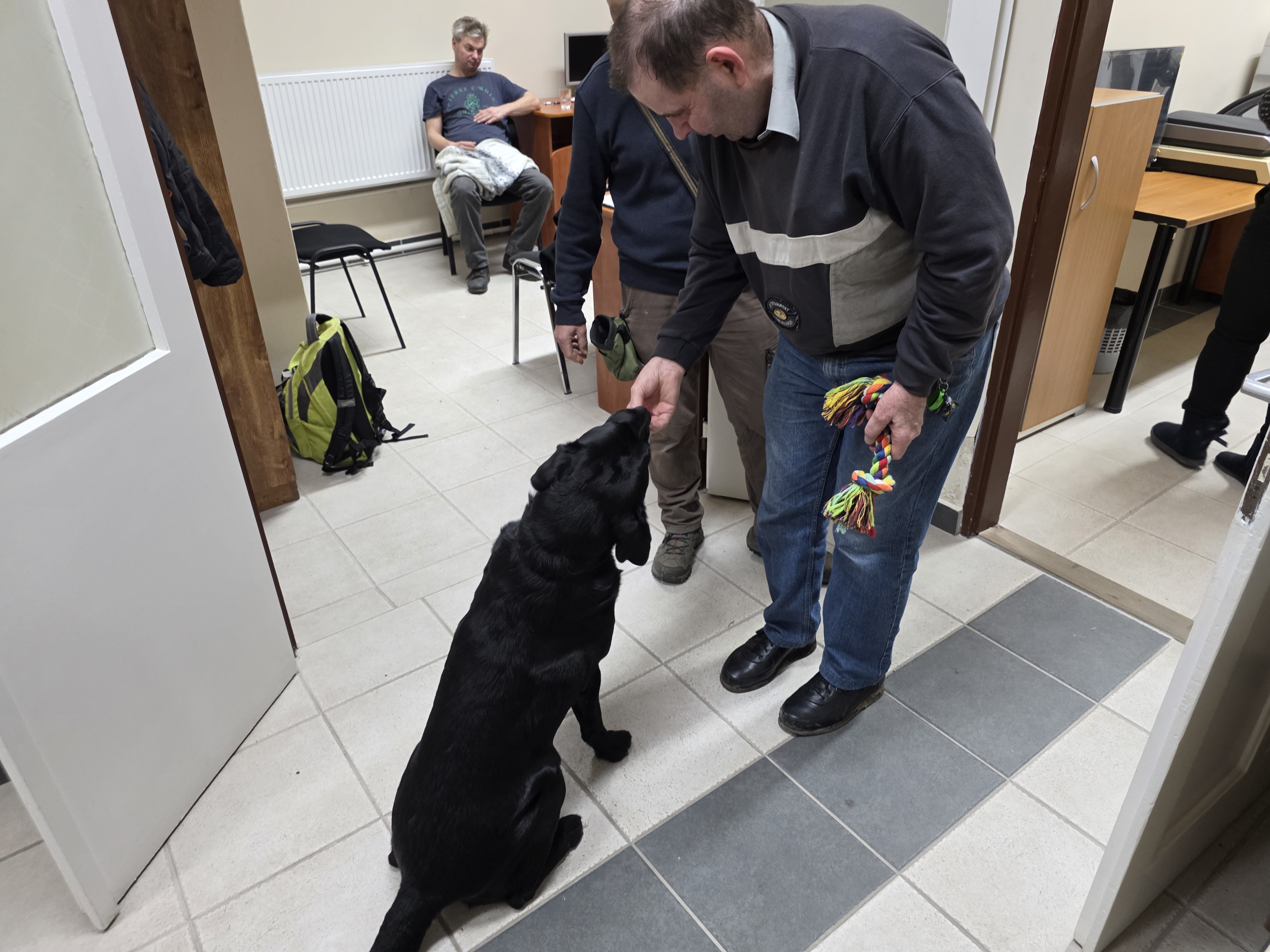 Kutyaterápiás foglalkozás